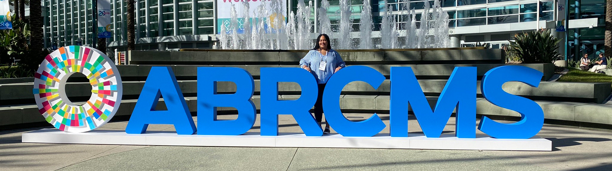 Hannah Michael at the ABRCMS conference in California