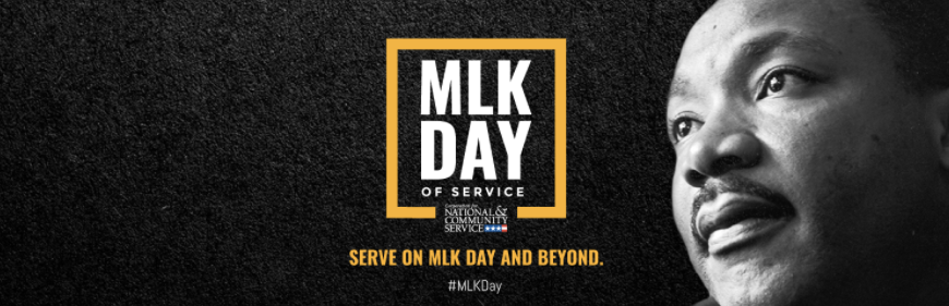 What's Happening: January 17-22 1 MLK Day of Service graphic