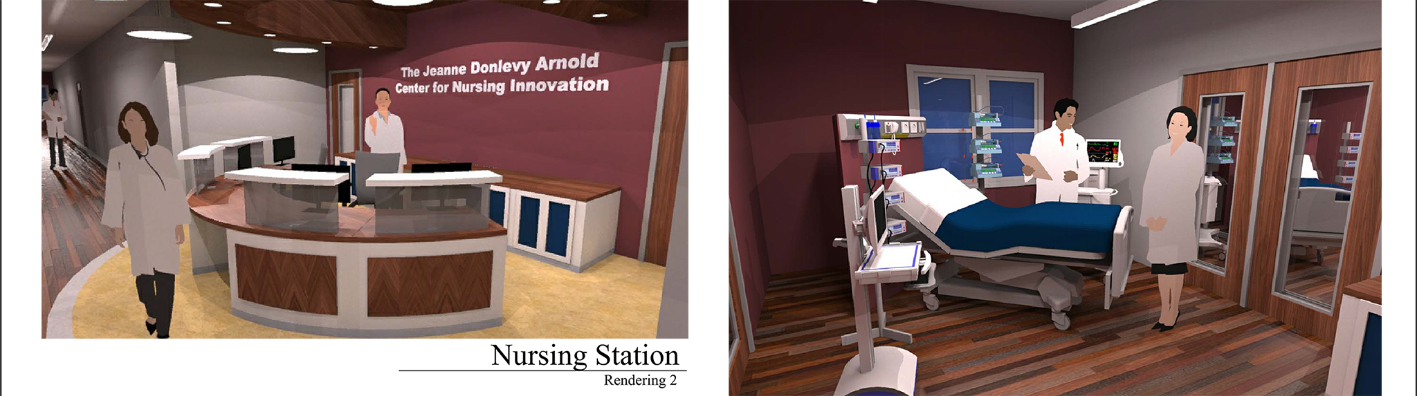 rendering of Mercy Hall Center for Nursing Innovation