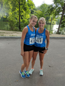 Sheri Piers '93 and daughter Karley shared honors as fastest in women's age group and fastest female, respectively.