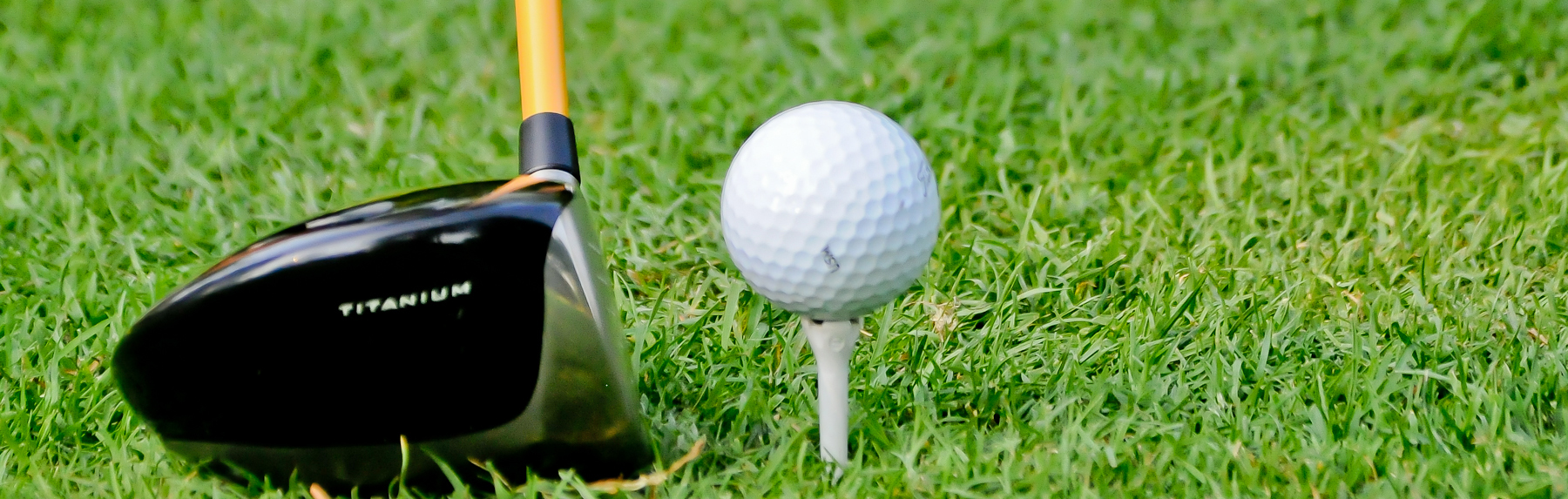 golf ball on tee