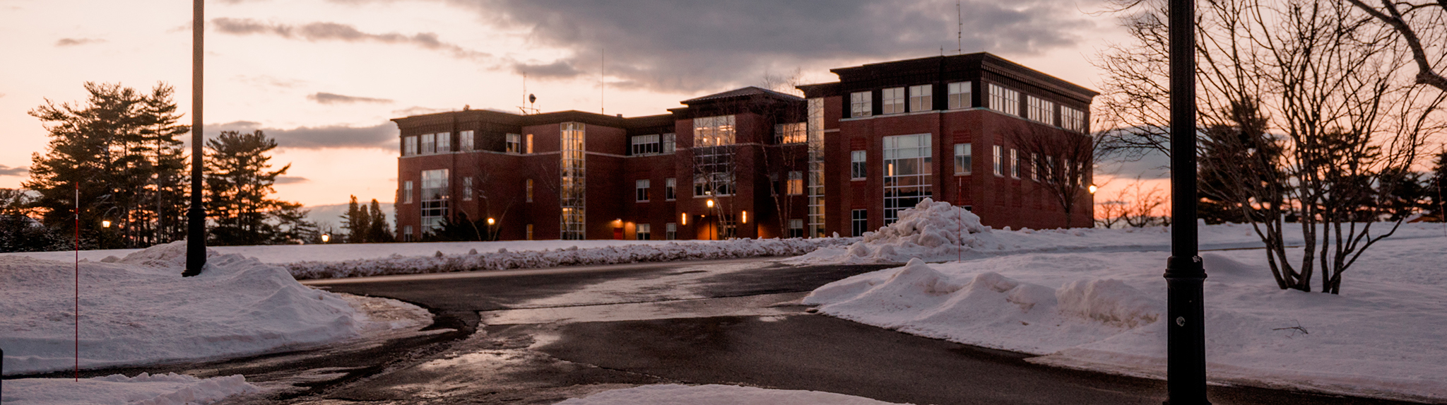 snowy Alfond Hall