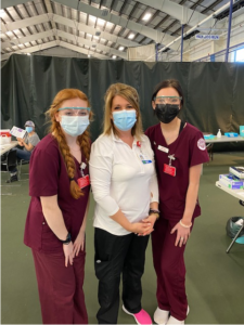 student nurse vaccinators