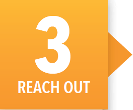 reach out icon