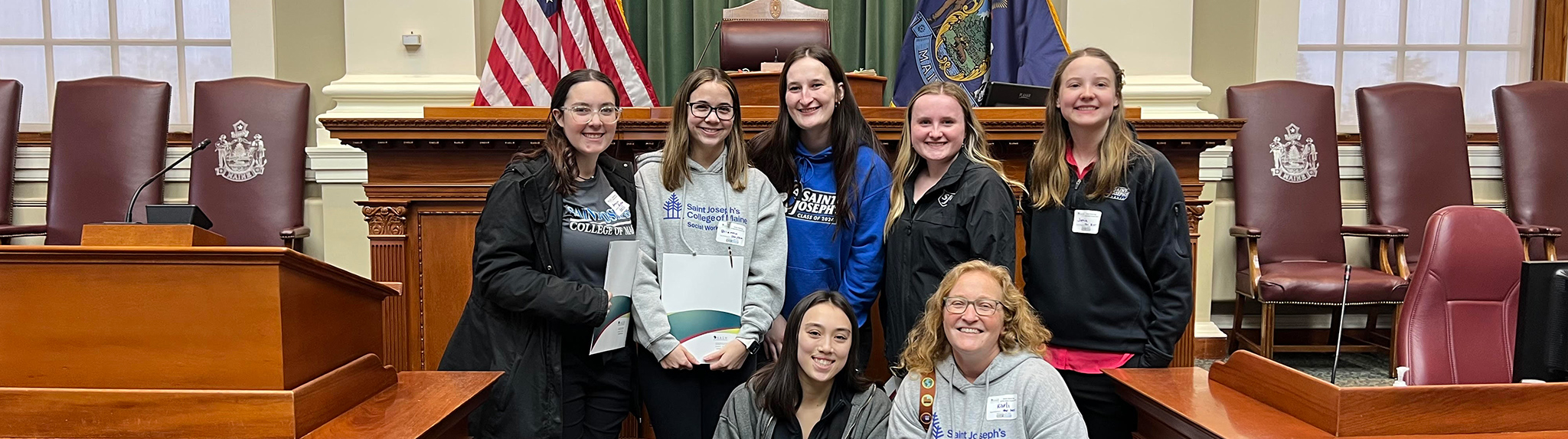Social work students participate in social work day