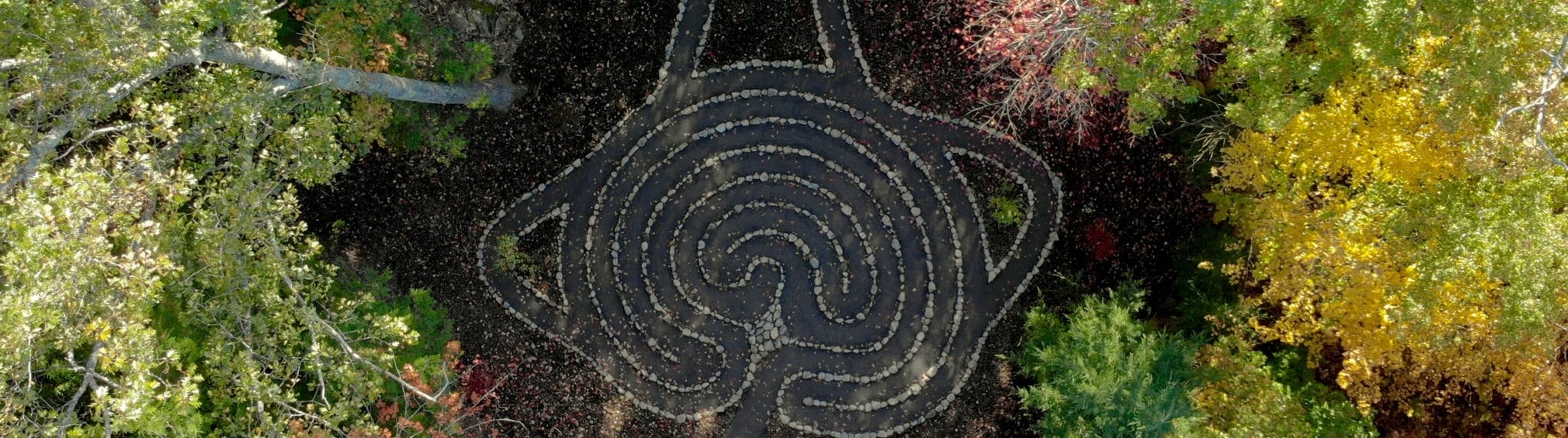 Spirituality banner- labyrinth
