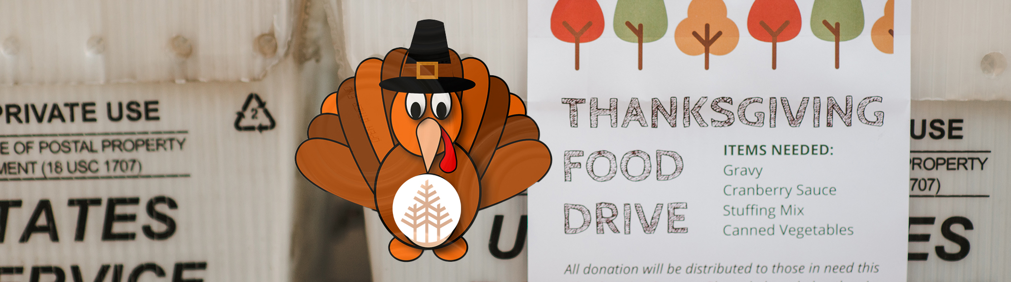 Thanksgiving Food drive banner